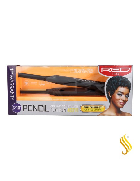 Red Kiss Flat Iron Ceramic Tourmaline 3/10" Plancha